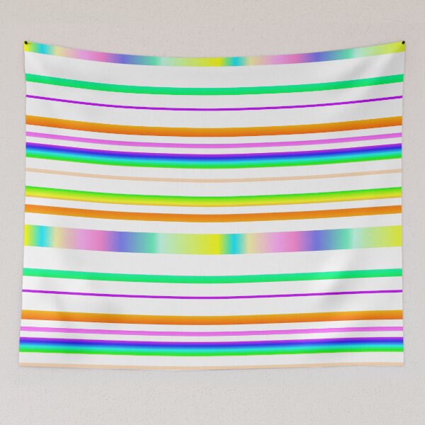 Item preview, white line pattern | multicolor and white line pattern designed and sold by lausn.