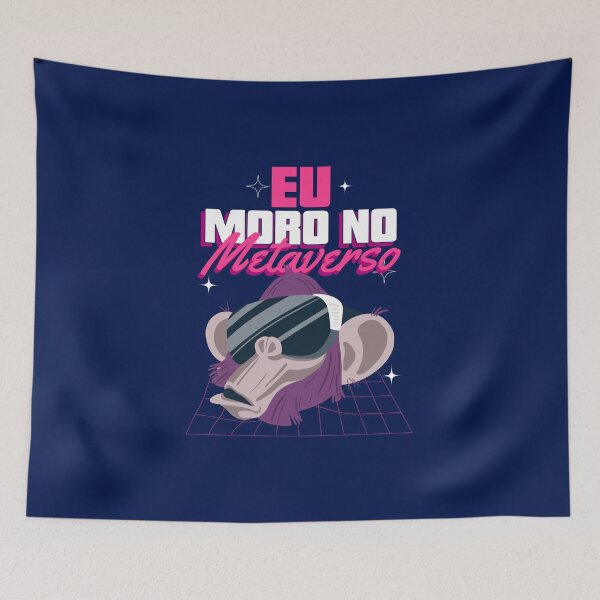 Item preview, I live in Metaverse 'EU MORO NO METAVERSO' designed and sold by Rodayna Elnaggar.