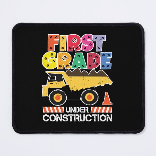 Item preview, Back To School First Grade Under Construction Dump Truck Boys designed and sold by GravitiTees.