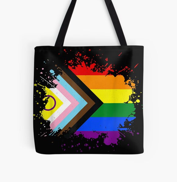 Lgbtq Pride Month Intersex Inclusive Progress Pride Flag Tote Bag For Sale By Marygoldstein34 5435