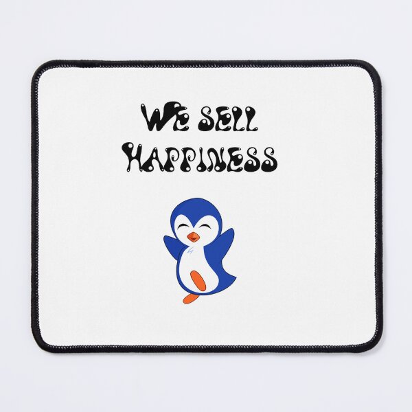 Item preview, Dancing penguin, we sell happiness, lets dance , dance and be happy, happiness needs dancing , blue penguin , funny penguin designed and sold by mustafatolba16.