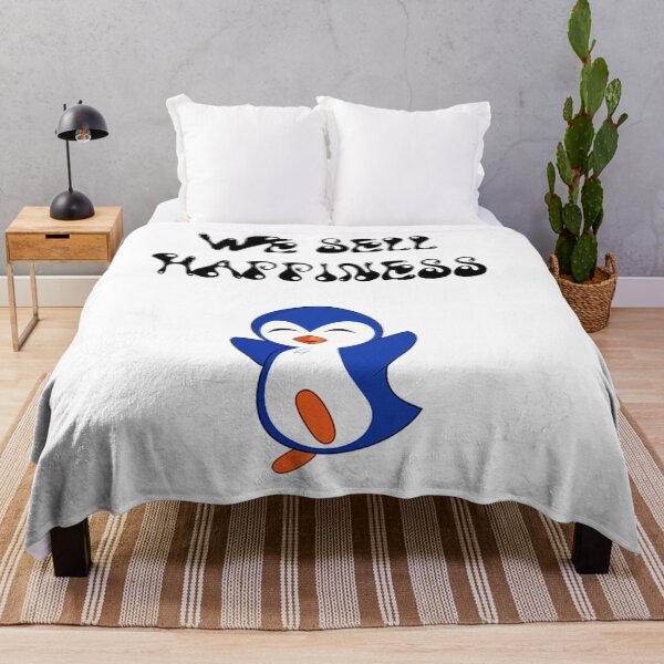 Item preview, Dancing penguin, we sell happiness, lets dance , dance and be happy, happiness needs dancing , blue penguin , funny penguin designed and sold by mustafatolba16.