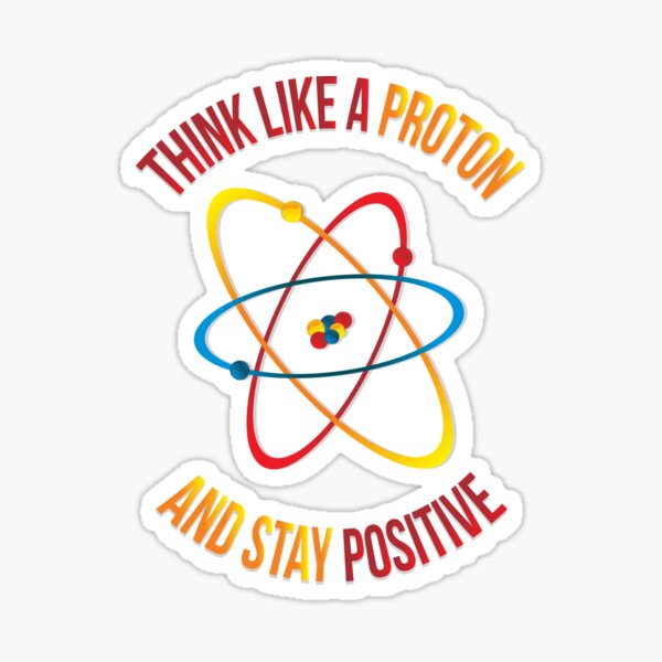 Think Positive Stickers for Sale