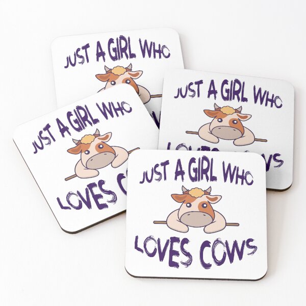 Item preview, Just a girl who loves cows designed and sold by lunacarter.