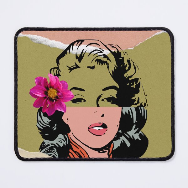 Item preview, vintage woman collage portrait designed and sold by TypeWrite.