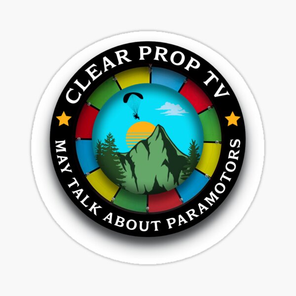 2022 ClearPropTV Paramotor Podcast logo Sticker