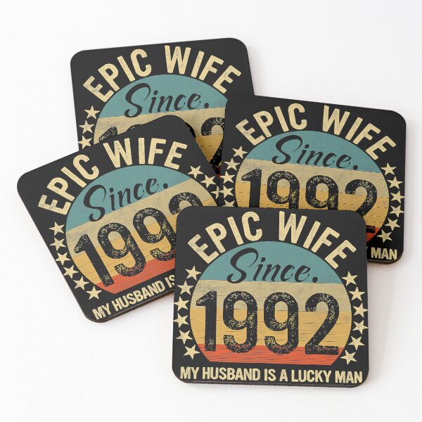 Item preview, Epic wife since 1992 30th wedding anniversary designed and sold by GunillaBlau.