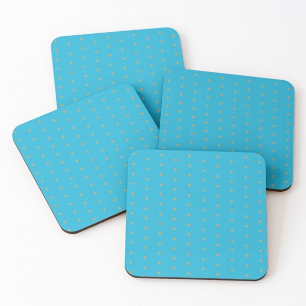 Item preview, Classic Polka Dot_ Golden Vivid Blue Sky Blue Deep Blue Strong Blue designed and sold by mimihuang creations.