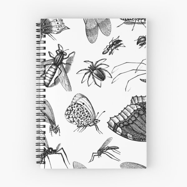 Item preview, The Retro Insect Moth Poster, 80s and 90s Nostalgia Libelle Pattern designed and sold by DiensDesign.