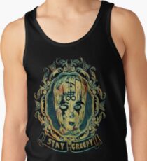 Stay Creepy Doll Head Men's Tank Top
