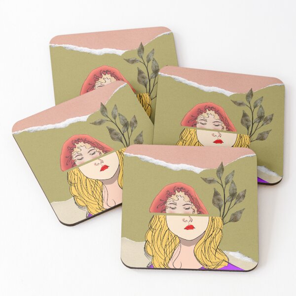 Item preview,  mood swings portrait of girl designed and sold by TypeWrite.