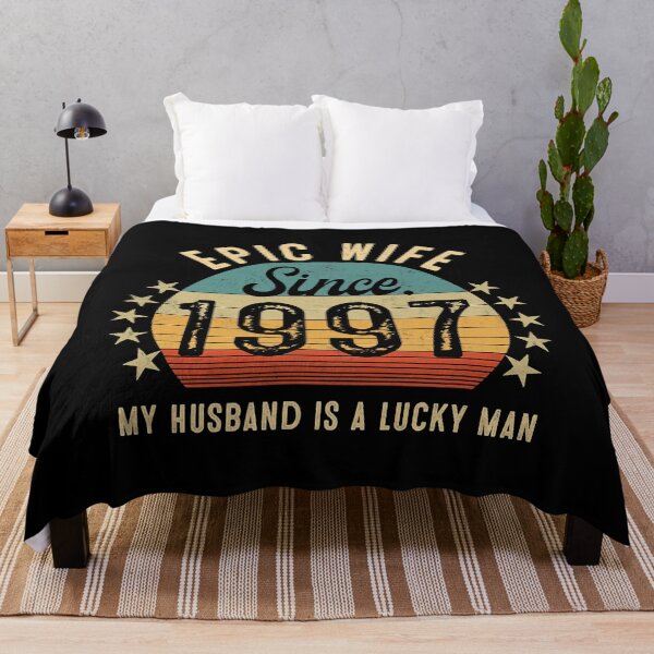 Item preview, Epic Wife Since 1997 My Husband is A Lucky Man 25Th Wedding Anniversary designed and sold by GunillaBlau.
