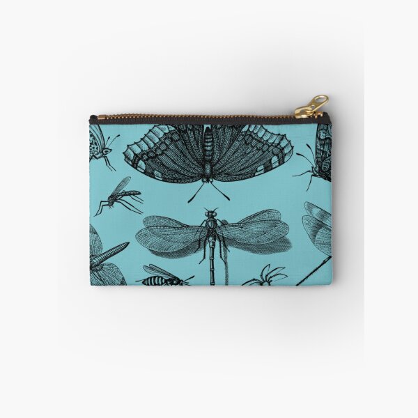 Item preview, The Retro Insect Moth Spider Dragonfly Poster, 80s and 90s Nostalgia Libelle Pattern designed and sold by DiensDesign.