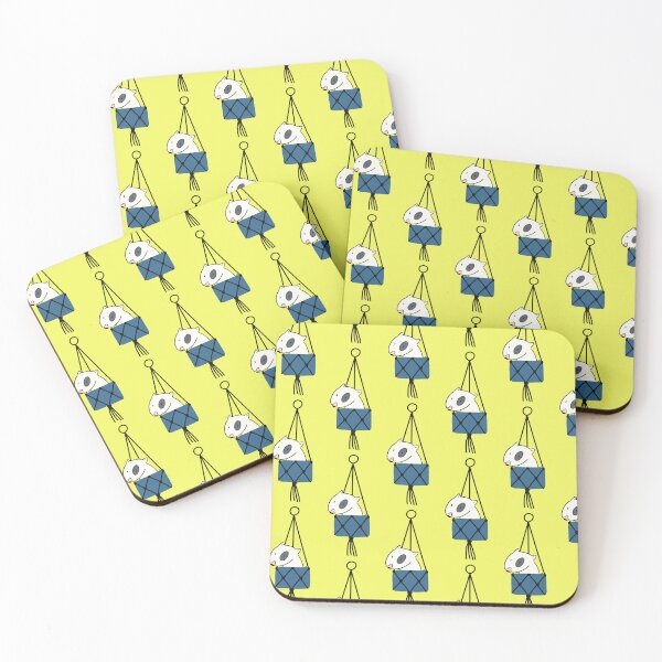 Item preview, Bulloe Vera Bullterrier Aloe Vera Hanging Planter Cute Dog Dogger Succulent Pack Pattern designed and sold by Artventurous.