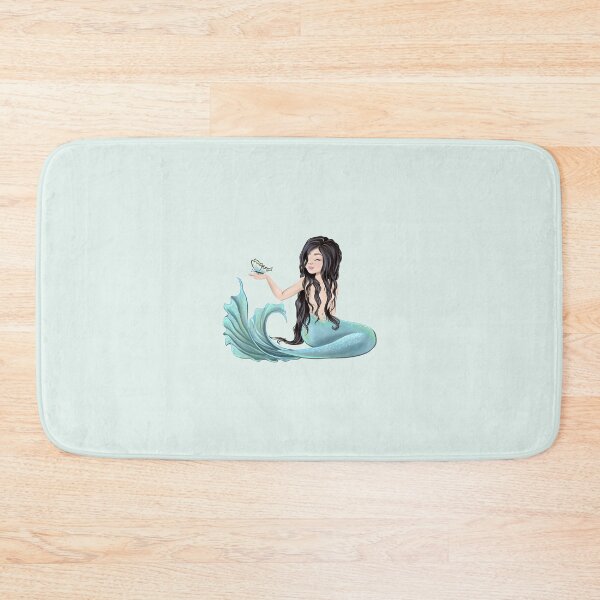 Item preview, Animal Rescue Butterfly Save Oceans Girl Mermaid  Illustration designed and sold by CreativeBu.