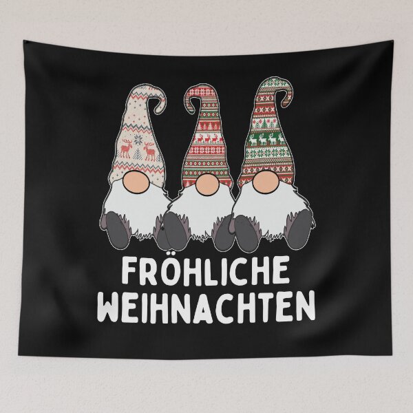 Item preview, Fröhliche Weihnachten German Christmas Nordic Gnomes designed and sold by funnytshirtemp.