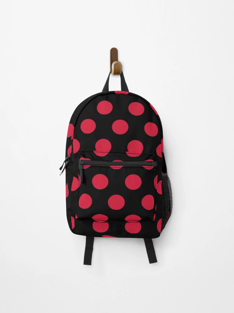 Medium RED and BLACK Polka Dots display picture 3
