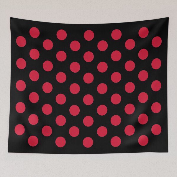 Item preview, Medium RED and BLACK Polka Dots designed and sold by RachelMacht.