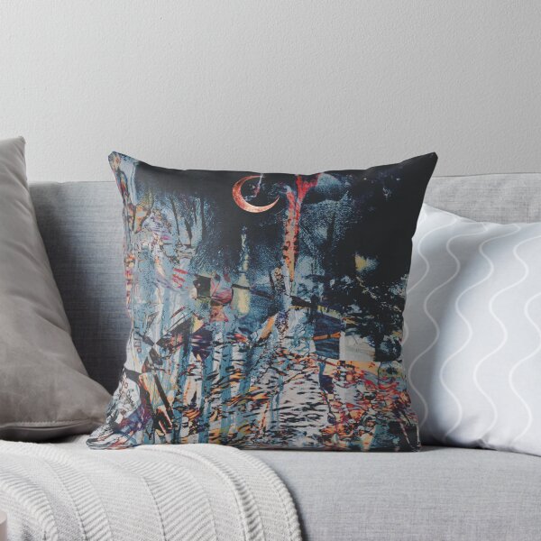 Item preview, Waning crescent over the ruined city designed and sold by AnnabellaRh.