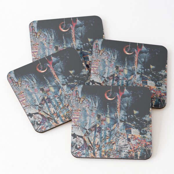 Item preview, Waning crescent over the ruined city designed and sold by AnnabellaRh.