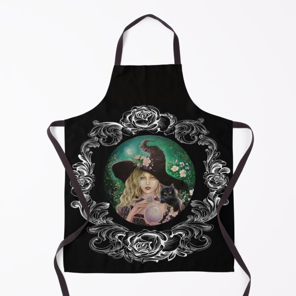 Item preview, Wicca witch black cat designed and sold by Gabriella Szabo.