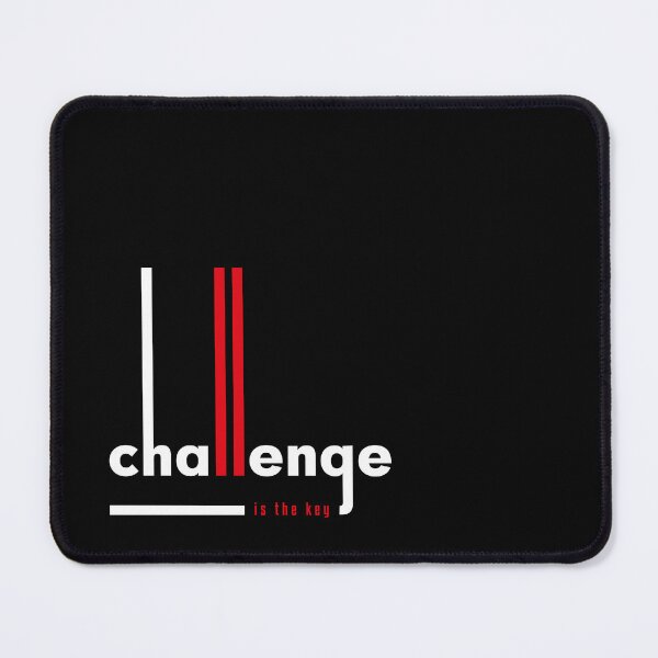 Item preview, Challenge  is the key for study & hardwork motivation designed and sold by TheLuckyShirts.
