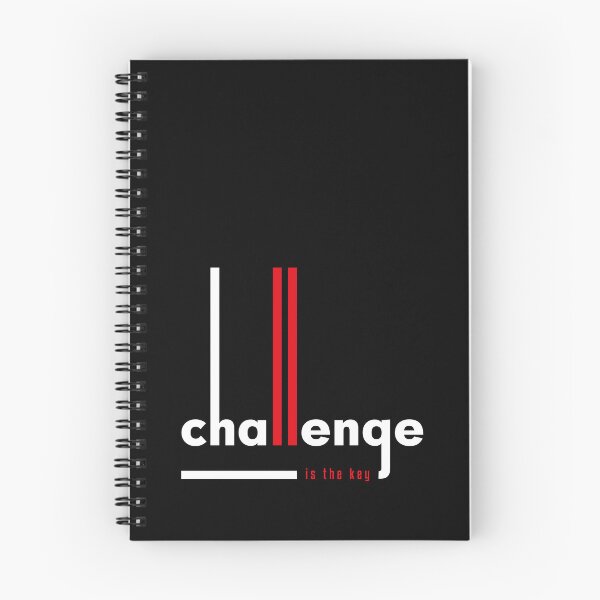 Item preview, Challenge  is the key for study & hardwork motivation designed and sold by TheLuckyShirts.