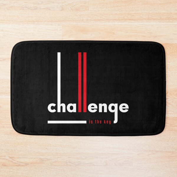 Item preview, Challenge  is the key for study & hardwork motivation designed and sold by TheLuckyShirts.