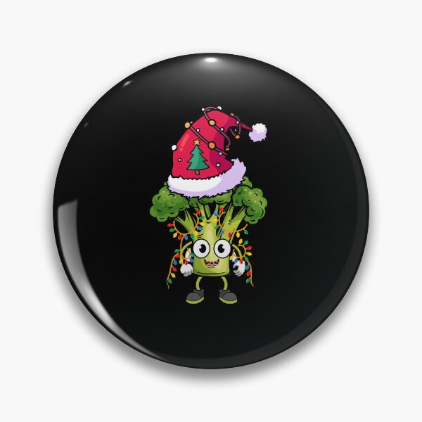 Artikelvorschau, Santa Hat Broccoli Christmas Lighting - Funny Broccoli Lover entworfen und verkauft von CreativeVez.