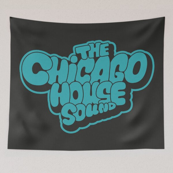 Item preview, Chicago house Sound - Chicago House Music - Blue Shirt design designed and sold by Boogosh.
