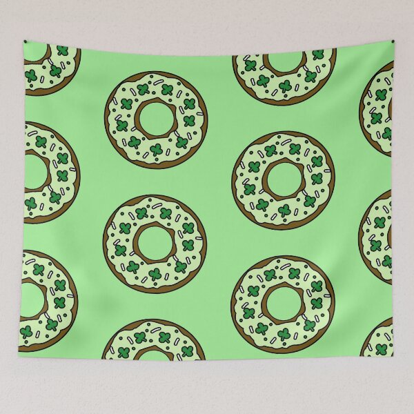 Item preview, St. Patrick's Day Donut-1 designed and sold by UsumStudy.