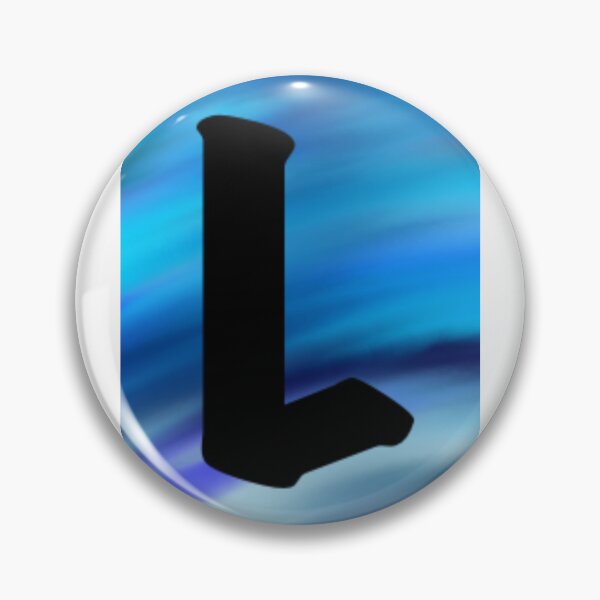 Item preview, Letter L Blue designed and sold by ArtByBade.