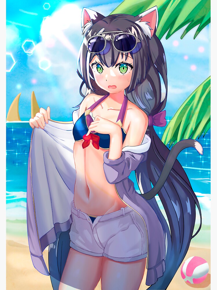 Sexy Cat Kyaru Karyl Kiruya Momochi Bikinihöschen Princess Connect Re Dive Lewd Hentai 6978