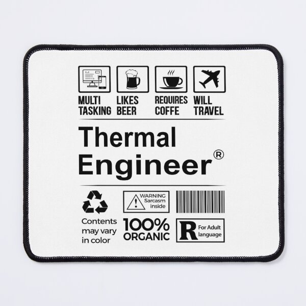 Item preview, Thermal engineer T Shirt, MultiTasking Certified Job Gift Item, Job Profession, Thermal engineer Christmas Birthday Gift designed and sold by xlnv.