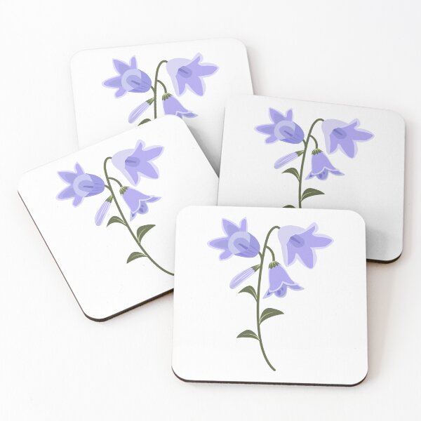 Item preview, Bellflowers with leaves designed and sold by OM-lova.