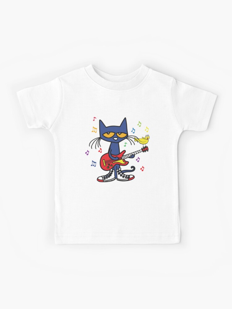 amplitud Todo el tiempo tipo Camiseta para niños for Sale con la obra «Rock and Read Yellow Bird Pete  the Cat con su guitarra roja y zapatos blancos» de Bonobofy | Redbubble