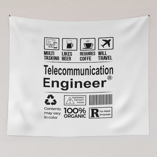 Item preview, Telecommunications engineer T Shirt, MultiTasking Certified Job Gift Item, Job Profession, Telecommunications engineer Christmas Birthday Gift designed and sold by xlnv.