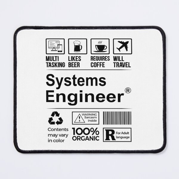 Item preview, systems engineer T Shirt, MultiTasking Certified Job Gift Item, Job Profession, systems engineer Christmas Birthday Gift designed and sold by xlnv.