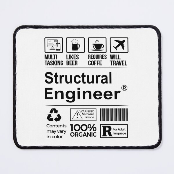 Item preview, Structural engineer T Shirt, MultiTasking Certified Job Gift Item, Job Profession, Structural engineer Christmas Birthday Gift designed and sold by xlnv.