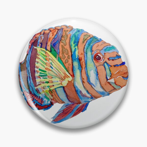 Item preview, Clownfish. Original painting of a Happy Fish  designed and sold by Cefercom.