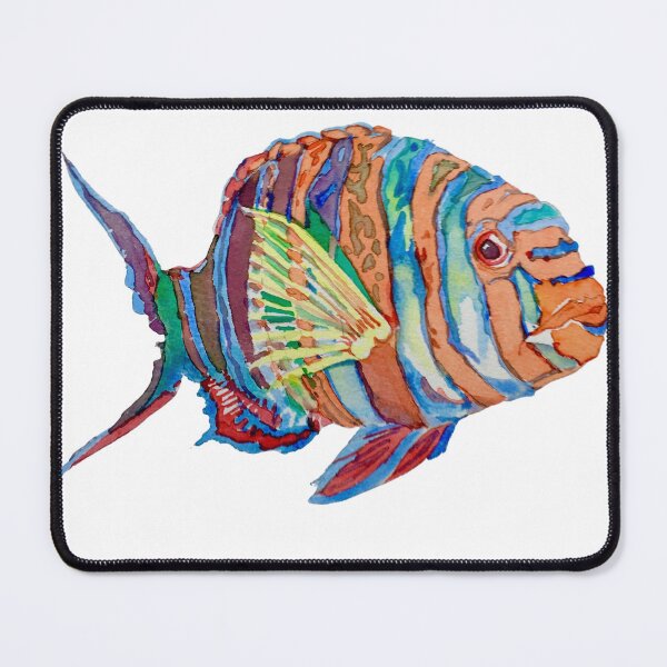 Item preview, Clownfish. Original painting of a Happy Fish  designed and sold by Cefercom.