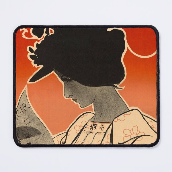 Item preview, LE CHAT NOIR 1882 Vintage French Magazine Cover by Leonce Burret designed and sold by retroposters.