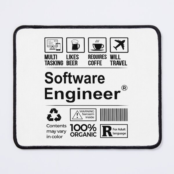 Item preview, Software engineer T Shirt, MultiTasking Certified Job Gift Item, Job Profession, Software engineer Christmas Birthday Gift designed and sold by xlnv.