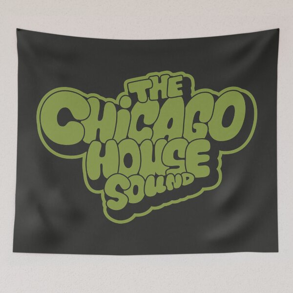 Item preview, Chicago house Sound - Chicago House Music - Green shirt Design designed and sold by Boogosh.