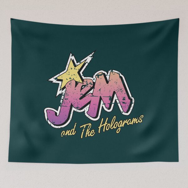 Item preview, Jem and the Holograms Band Cartoon Misfits Distressed 80s Party Mask   designed and sold by AnBlack1.