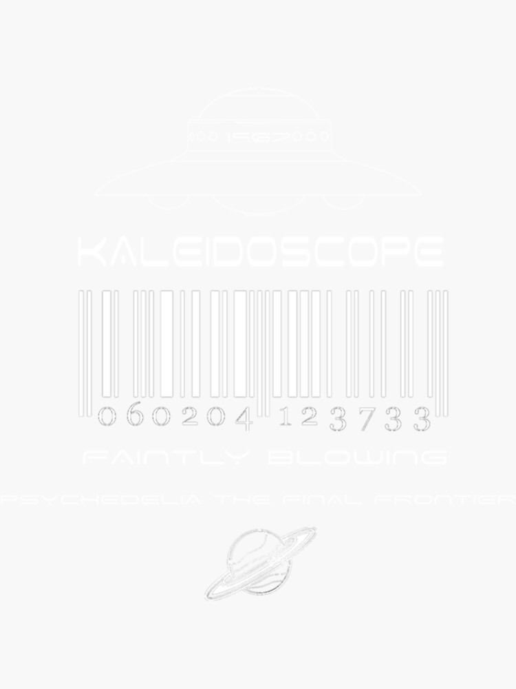 "Kaleidoscope UK Band Bar Code " Sticker for Sale by AnBlack1 Redbubble