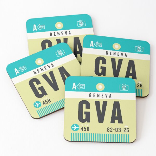 Item preview, Luggage Tag A - GVA Geneva Switzerland designed and sold by VoodooCircus.