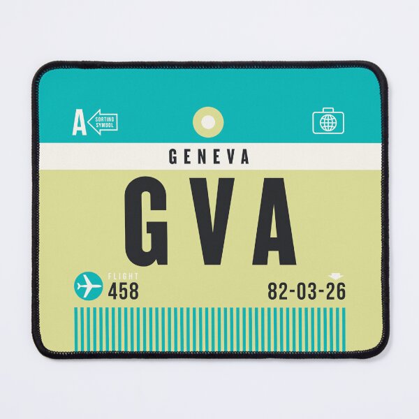 Item preview, Luggage Tag A - GVA Geneva Switzerland designed and sold by VoodooCircus.