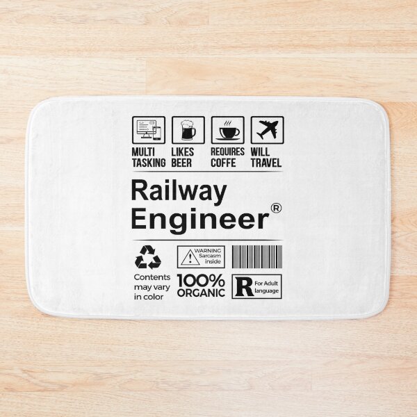 Item preview, Railway engineer T Shirt, MultiTasking Certified Job Gift Item, Job Profession, Railway engineer Christmas Birthday Gift designed and sold by xlnv.