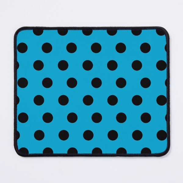 Item preview, Classic Polka Dot_ Black Bright Blue Vivid Blue Sky Blue Deep Blue Cyan Blue designed and sold by mimihuang creations.